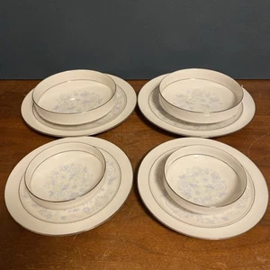 8 Piece Dinnerware Starter Set 2 Place Settings Noritake Ivory China Summer Eve - Picture 1 of 12