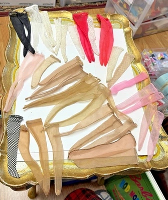 LOTE DE MEDIAS MEDIAS VINTAGE MUÑECA BARBIE SKIPPER FRANCIE TALLA NYLON VER FOTOS Foto 1 de 4