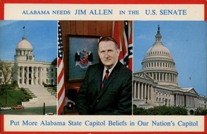 Gadsden, AL In Memoriam US-Senat Etowah County Alabama Postkarte - Bild 1 von 2