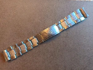 ZODIAC SEAWOLF STRECH BRACELET LAUFER U.S.A. ACIER MEN 17.5MM VINTAGE - Picture 1 of 15