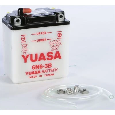Yuasa Battery 6N6-3B Conventional electrolyte Sold Separately YUAM2660B - Image 1 of 4