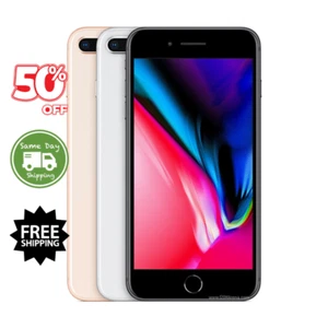 Apple iPhone 8 Plus 64GB Screen 5.5" A1897 A1864 Unlocked Tmobile Silver/Gold - Picture 1 of 9