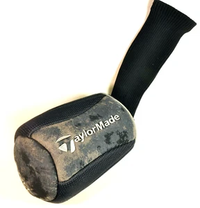 Driver Head Cover TaylorMade 200 Steel Series in Black & Gray White Embroidered - Picture 1 of 2