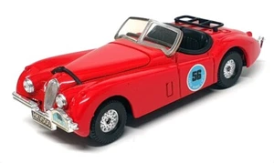 Corgi Appx 12cm Long Diecast 816 - 1950 Jaguar XK120 Race Car - Red - Picture 1 of 5