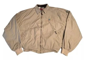 Vintage Phoenix Open Golf Jacket 90s Antigua Men’s Large Khaki Waste Management - Picture 1 of 12