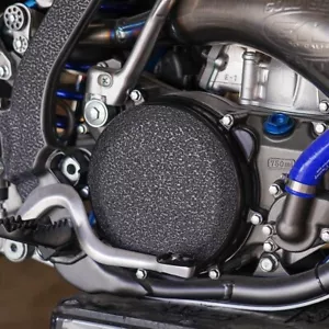 Black Clutch Guard For 1996-2008 Suzuki RM250 Cover Grip Tape Protector RM 250 - Foto 1 di 2