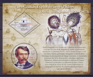 Explorers & Lighthouses David Livingstone, Africa s/s MNH #ML1045 - Picture 1 of 1