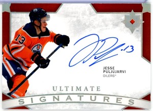 2021-22 Ultimate Collection Ultimate Signatures #USPU Jesse Puljujarvi AUTO