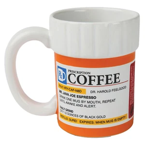 Inc. Prescription Coffee Mug - Large Funny Prescription Coffee Cup - Unique P... - Picture 1 of 1
