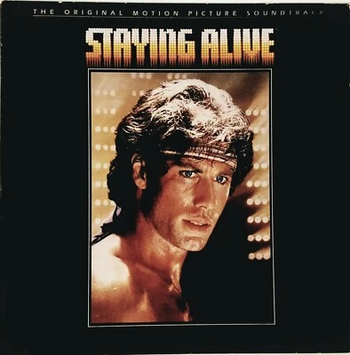 BEE GEES Staying Alive SOUNDTRACK (RSO Record LP 1983 12" 33 rpm Vinyl)  - Image 1 of 4