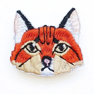 Brooch Pin Embroidery Lifelike Cute Ginger Cat Children Light Weight Unique - Picture 1 of 3