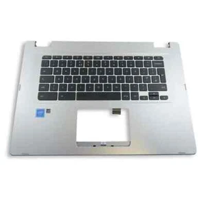 UK Keyboard Silver Palmrest (Non-Touch) Assembly - 90NX01R1-R32UK0 - Picture 1 of 1