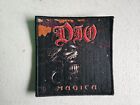 DIO, MAGICA, SEW ON BLACK BORDER WOVEN PATCH