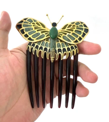 TITANIC Cosplay Rose Butterfly Hair Comb Hairpin Clip Bobby Pin Hair Accessories - Image 1 of 4