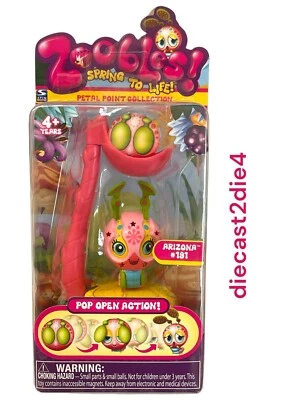 Nuevo/Sellado Zoobles Spring to Life Petal Point Colección ARIZONA #191 ¡Raro! Foto 1 de 3