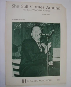 SHE STILL COMES AROUND (To Love What's Left) Sheet Music JERRY LEE LEWIS 1968 - Picture 1 of 2
