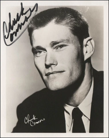 CHUCK CONNORS - PHOTOGRAPH SIGNED Cover