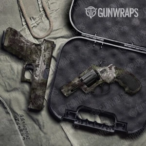 GunWraps Kryptek Pontus blau Premium Pistole Vinyl Pistole Wickel Haut matt USA - Bild 1 von 1