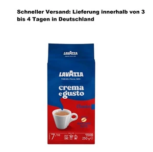 Lavazza Crema e Gusto Ground Coffee Classic Blend Dark Roast Pack of 10 - Bild 1 von 1