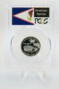 2009-S PCGS PR69DCAM American Samoa State Quarter Proof 25C - Picture 1 of 2