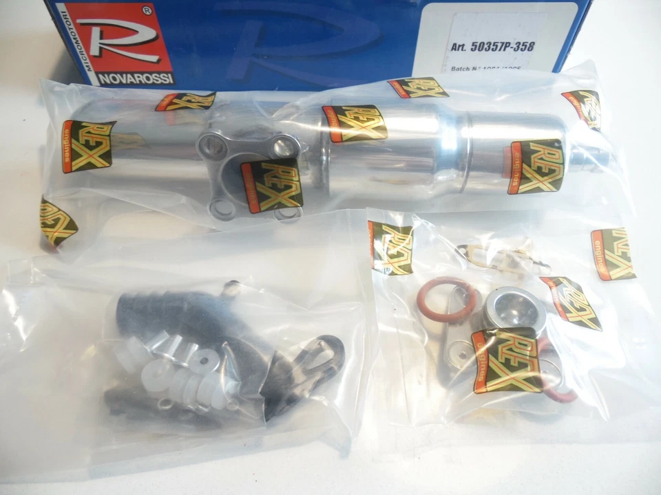 NOVAROSSI 50357P-358 .57 Polished tune Pipe & Header T-REX 600 Carbon  - Image 1 of 1