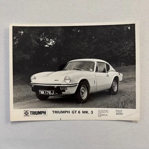 Triumph GT6 Mark 3 Car Factory Press Photo Photograph - Picture 1 of 8