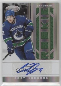 2011-12 Certified /499 Cody Hodgson #209 Rookie Auto RC