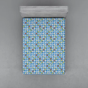 Garden Blossoms Fitted Sheet Cover with All-Round Elastic Pocket in 4 Sizes - Picture 1 of 69