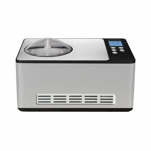 Whynter ICM-200LS Stainless Steel Ice Cream Maker 2.1 Quart - Silver