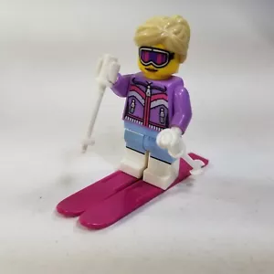 LEGO Downhill Skier CMF Series 8 8833 minifigure mini figure Pink - Picture 1 of 13