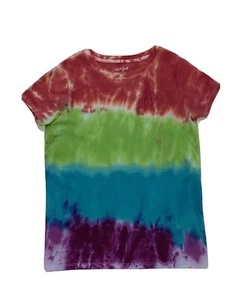 Nueva Camisa Personalizada Tie Dye Niños Mangas Cortas Talla Grande 10/12 - Imagen 1 de 3