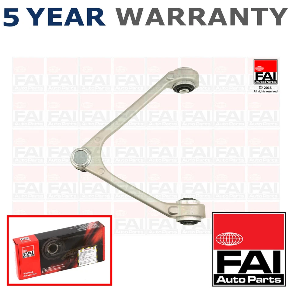 Brazo de control de pista superior izquierda frontal FAI se adapta a Jaguar XF 2008-2015 S-Type 1999-2008 Foto 1 de 1