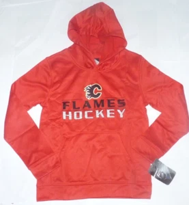 NEU NHL Calgary Flames Hoodie Kapuzenpullover Jugend Jungen M 10 12 Neu mit Etikett - Bild 1 von 1