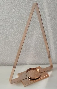 Kerzenständer Kerzenhalter Weihnachtsbaum Tannenbaum weihnachten RoseGold Kupfer - Bild 1 von 4