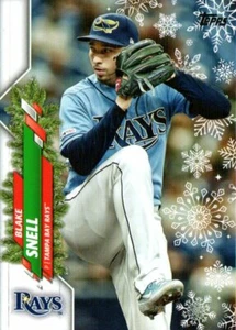 Topps Walmart Holiday MLB 2020 béisbol #HW40 Blake Snell Tampa Bay Rays - Imagen 1 de 1