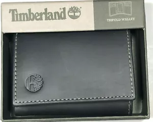 TIMBERLAND / NERO / pelle di alta qualità / tri piega con confezione regalo prezzo al dettaglio consigliato $ 55 - Foto 1 di 10