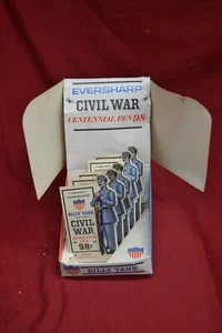 PENNE CLASSICHE EVERSHARP GUERRA CIVILE CENTENARIO BILLY YANK * ESPOSIZIONE NEGOZIO con 5 penne - Foto 1 di 13