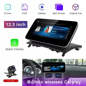 Per Mercedes Benz Classe C W204 2008-2010 12,3" Auto GPS Android Radio Stereo Navi - Foto 1 di 12