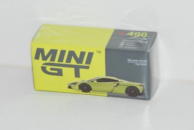 MINI GT 1/64 RESIN McLAREN - ARTURA 496 - FLUX GREEN - LIMITED EDITION - Image 1 of 3