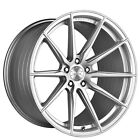 New/4Pcs 20" Staggered Vertini Wheels Rfs1.1 Silver Brushed Popular Rims