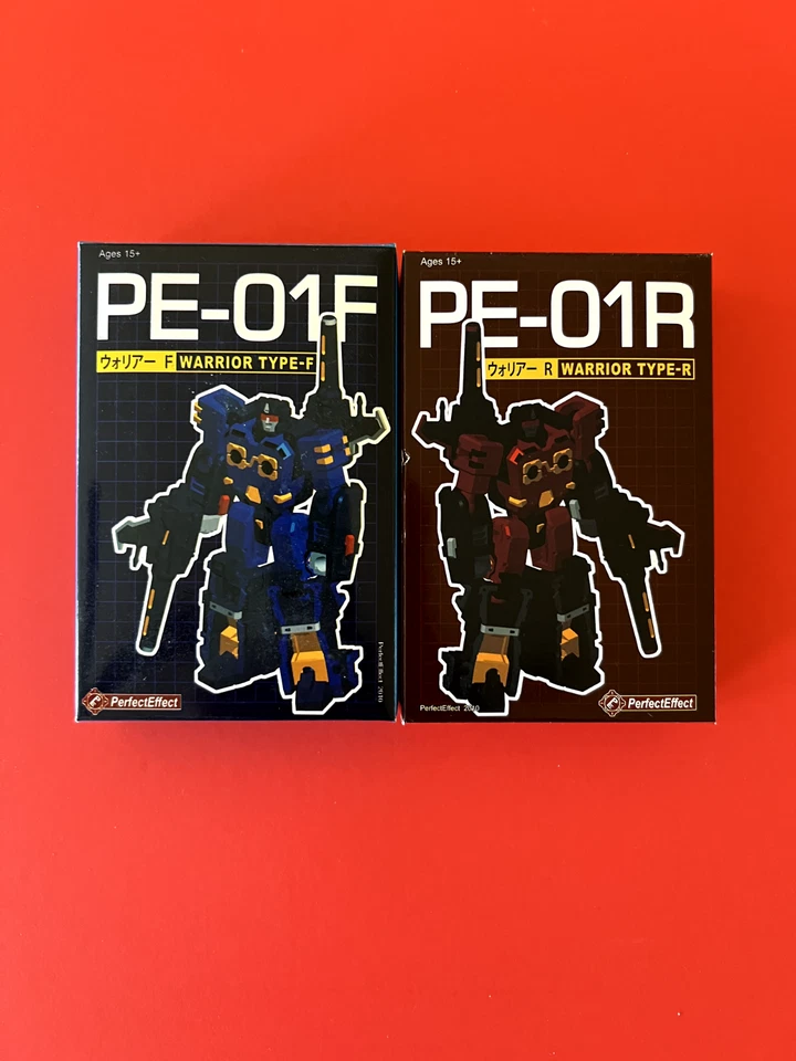 Perfect Effect | Warrior Type (2-Pack) PE-01F / PE-01R (Frenzy & Rumble) | NEW - Image 1 of 3