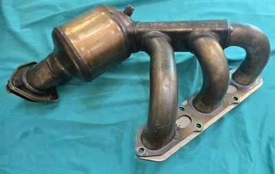 PORSCHE CAYMAN BOXSTER 3.4l 987 EXHAUST MANIFOLD CAT RIGHT - Image 1 of 4