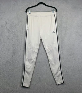 Pantalones de chándal Adidas para hombre S blancos ajustados al tobillo cremallera tiro 19 atletismo fútbol fútbol - Imagen 1 de 17