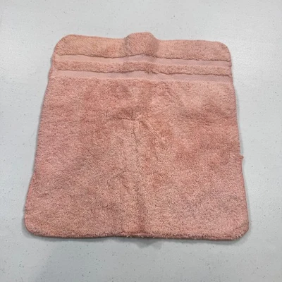 vintage ralph lauren washcloth towel pink 100% cotton square y2k 90s 80s - Image 1 of 4