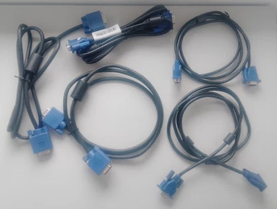 Konvolut VGA-Kabel 5 Stück Neuwertig - Bild 1 von 2