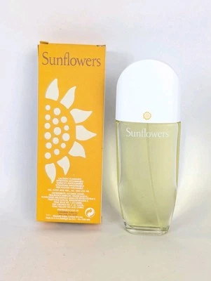 Vintage SUNFLOWERS Elizabeth Arden EDT Spray RARE 3.3 FL. OZ. 100 ML Made in USA - Image 1 of 4