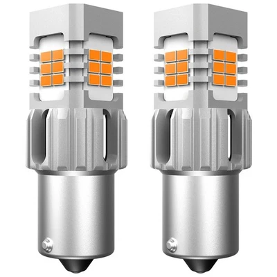 Luces de señal de giro traseras LED AUXITO ámbar 1156 7506 para Hyundai Elantra 2000-2019 Foto 1 de 4