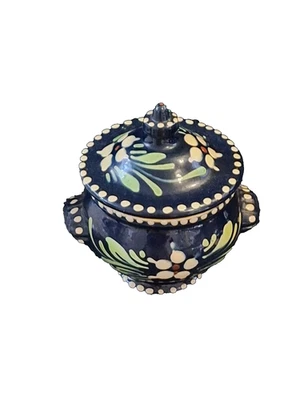 Suppenschüssel mit Deckel Terrine aus Keramik, Soufflenheim Elsass Vintage - Bild 1 von 4