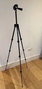 Manfrotto mt293a3 Tripod +Mh293a3-rc1 Pan And Tilt Head - Picture 1 of 7