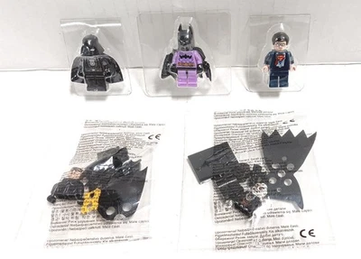 BATMAN BATZARRO CLARK KENT CELEBRATION MEDAL VADER S2 VAMPIRE LEGO 5 SEALED MINI - Image 1 of 4